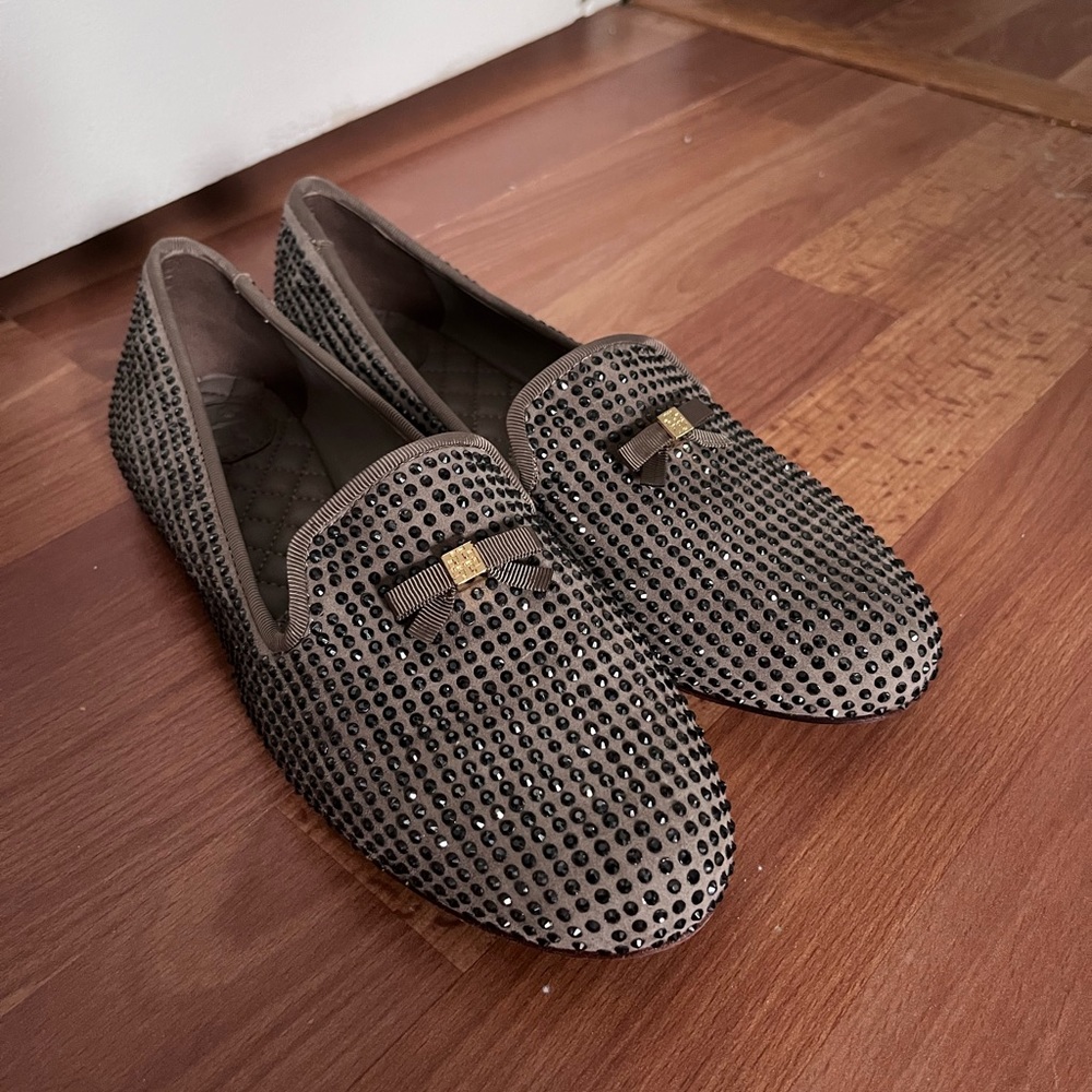Tory Burch studded slip ons. NWT